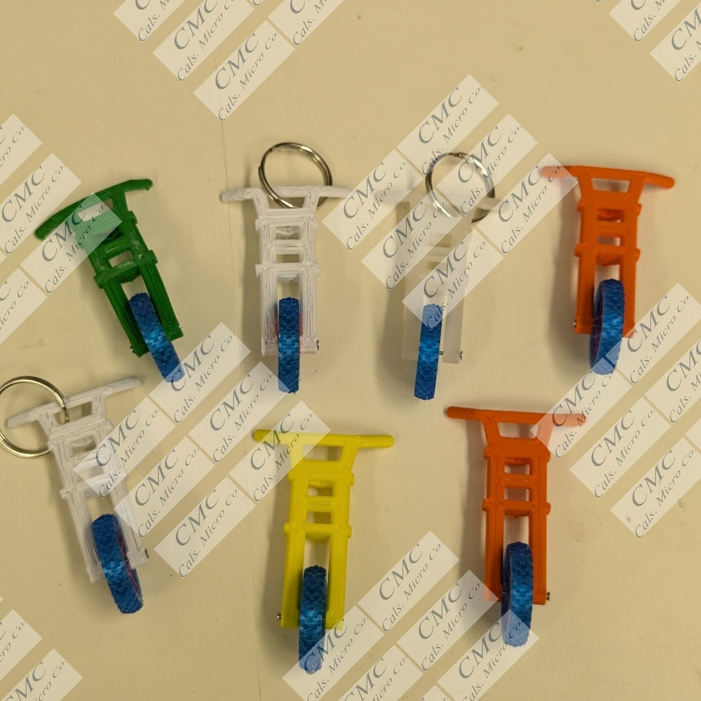 3D printed motor bike key chain